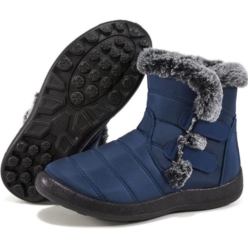 Womens, Snow Boots Winter Shoes with Warm Fur Lined Ankle Booties Shoes